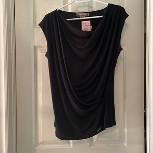 NWT Michael Kors drape front sleeveless top